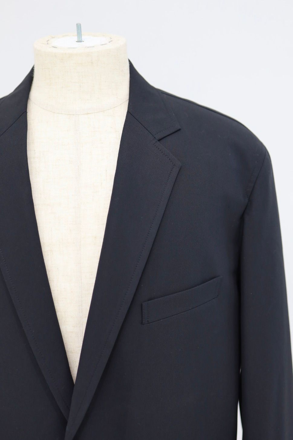 グラフペーパー 26SS Wooly Cotton Twill Single Jacket(GM261-20046B)BLACK☆1月31日(土)発売！