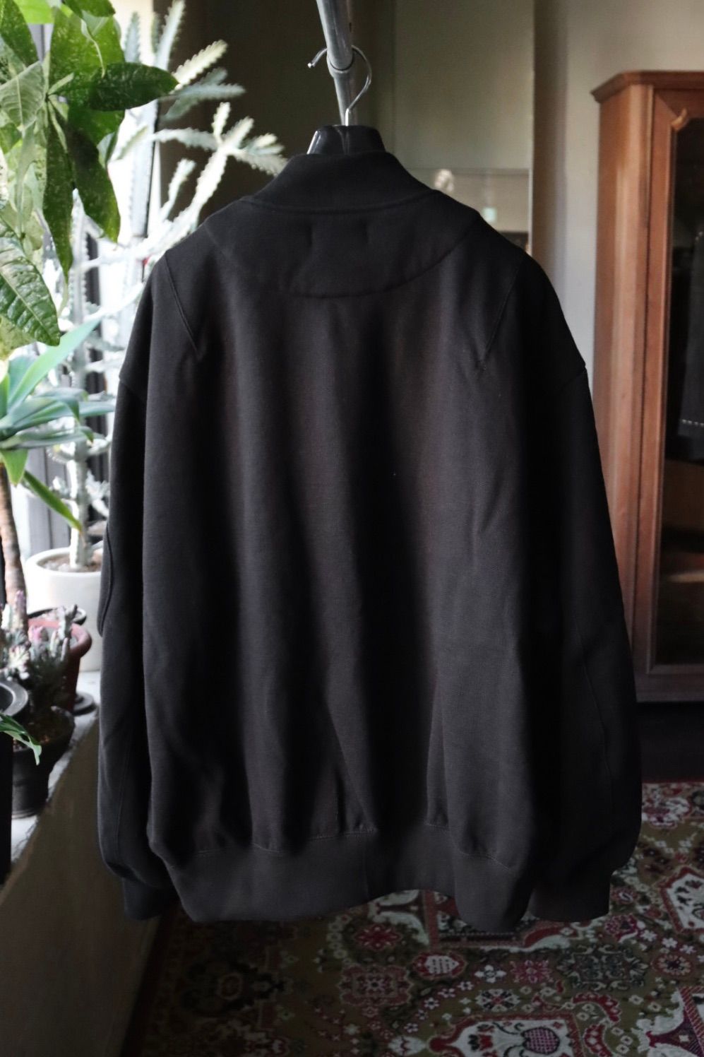 コムデギャルソンオム25FW 綿ウール裏毛ジャケット(HP-T021-051)BLACK☆11月1日(土)発売！