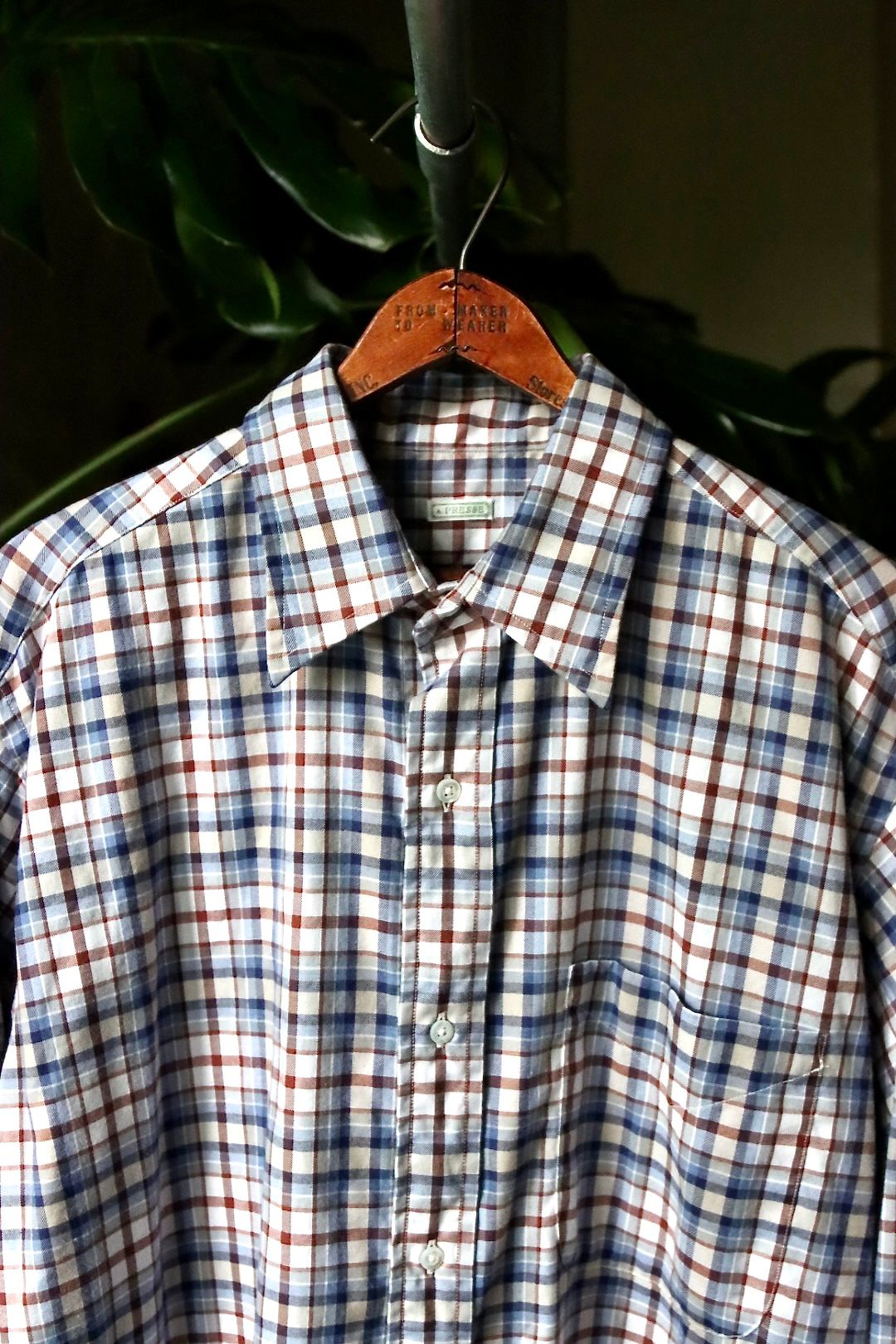 22FW A.PRESSE Flannel shirt サイズ3 極美品