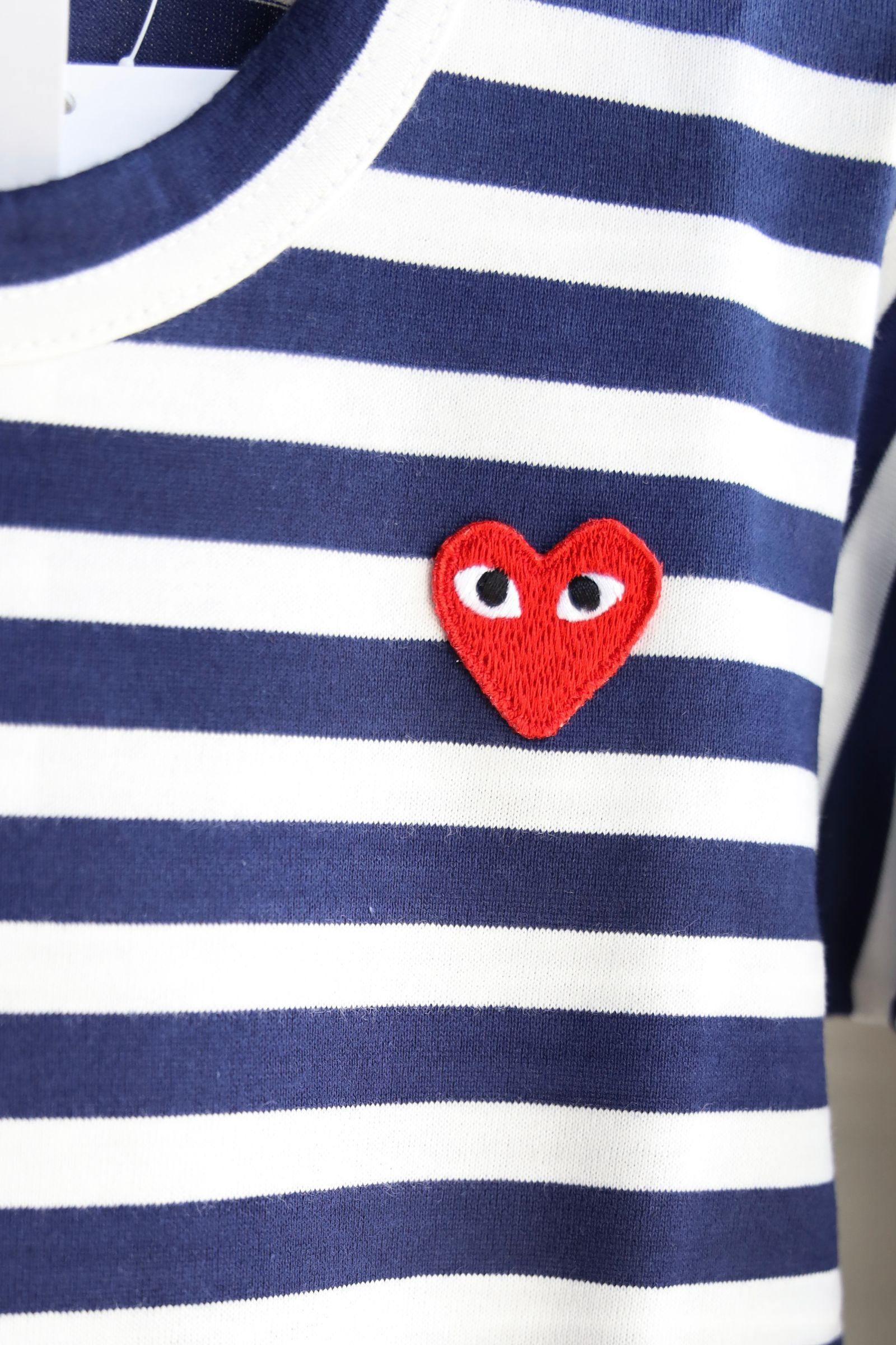 PLAY STRIPED Tシャツ キッズ(AX-T509-100) NAVY *KIDSサイズ