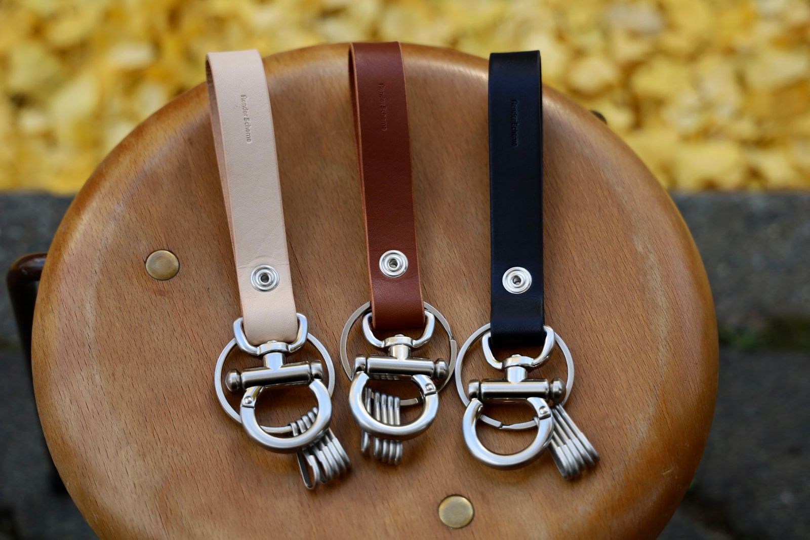 エンダースキーマ キーホルダー  key flock(qn-rc-kha)natural☆12月6日(土)発売！