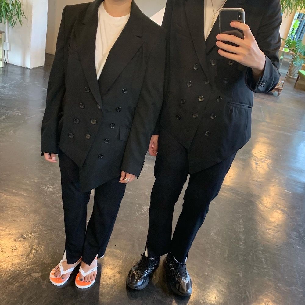 sulvam 2020AW Gabardine double jacket