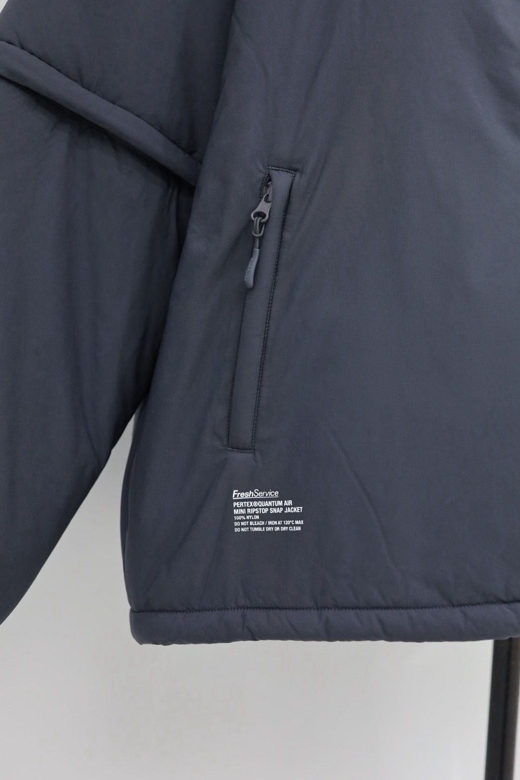 フレッシュサービス 26AW  PERTEX® QUANTUM AIR MINI RIPSTOP SNAP JACKET(FSC263-30310)GRAY☆10月10日(土)新作発売！