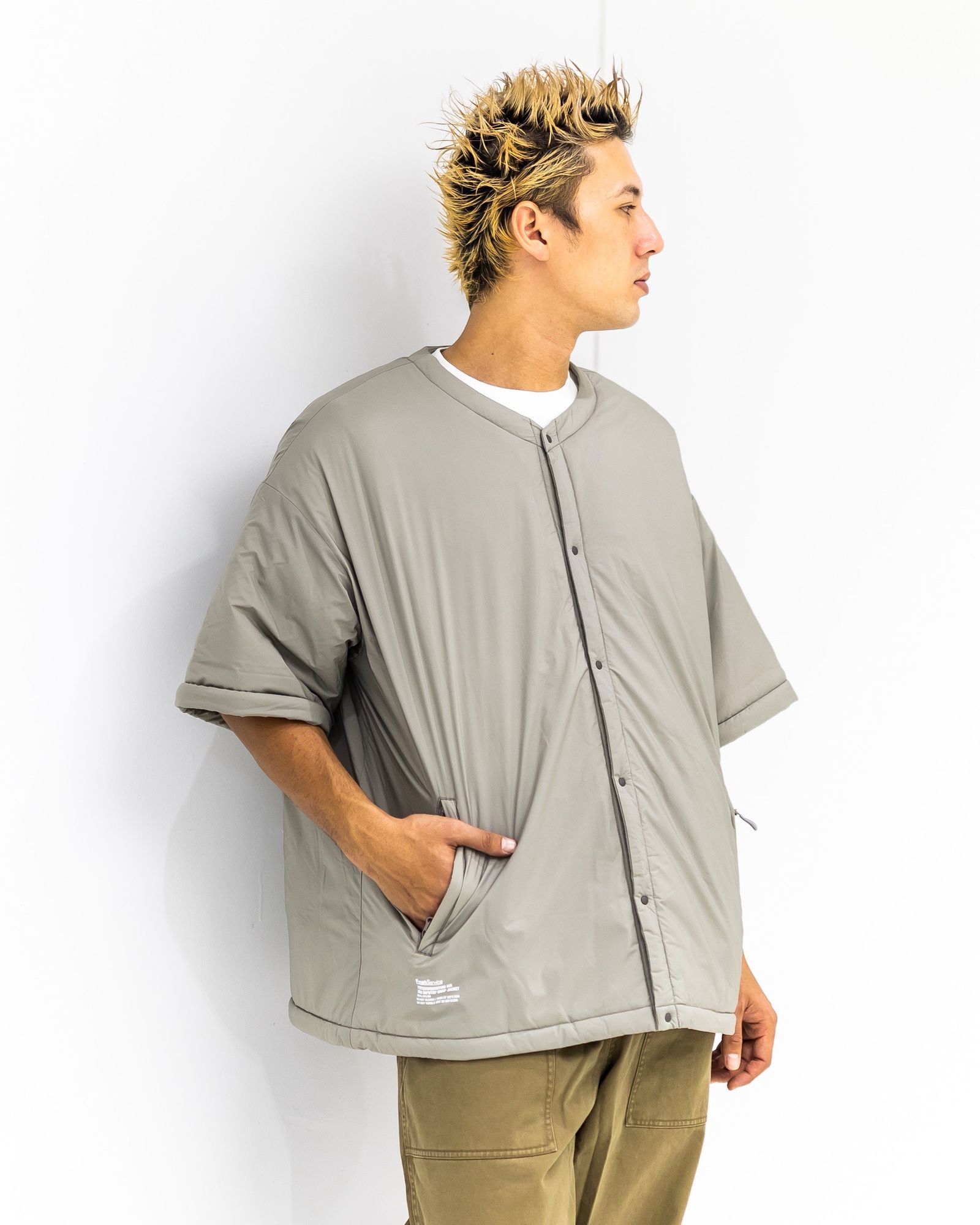 フレッシュサービス PERTEX® QUANTUM AIR MINI RIPSTOP SNAP JACKET(FSC253-30196)BEIGE★10月18日(土)発売！