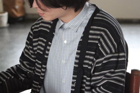 YOKE BORDER CONNECTING CARDIGAN(YK22SS0353S) style.2022.2.19