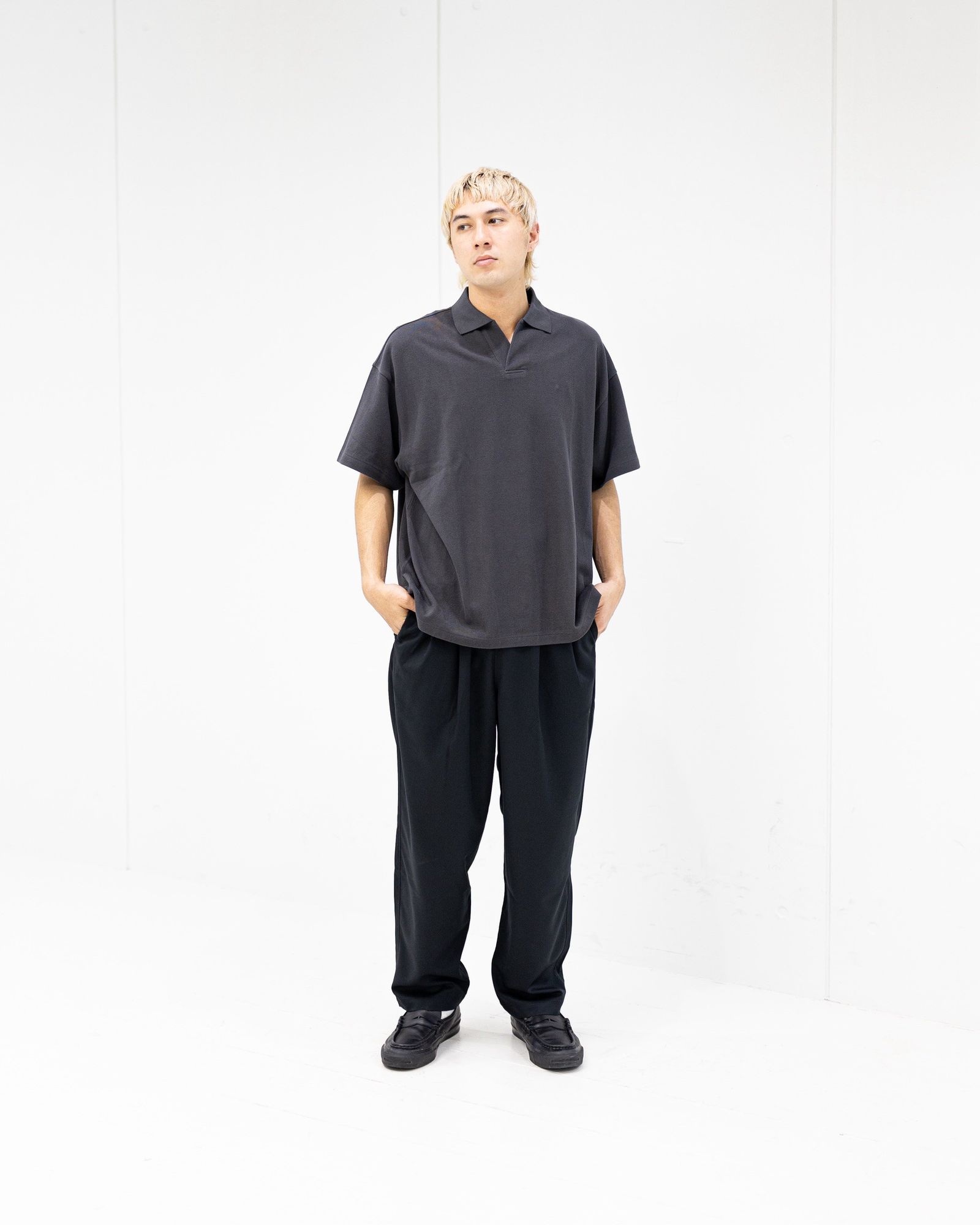 グラフペーパー Cotton Pique Jersey S/S Skipper Polo 4月11日(土)新作発売！