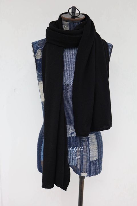 YOKE 26FW Cashmere Long Scarf(YK26FW01386A)Black☆10月10日(土)発売！