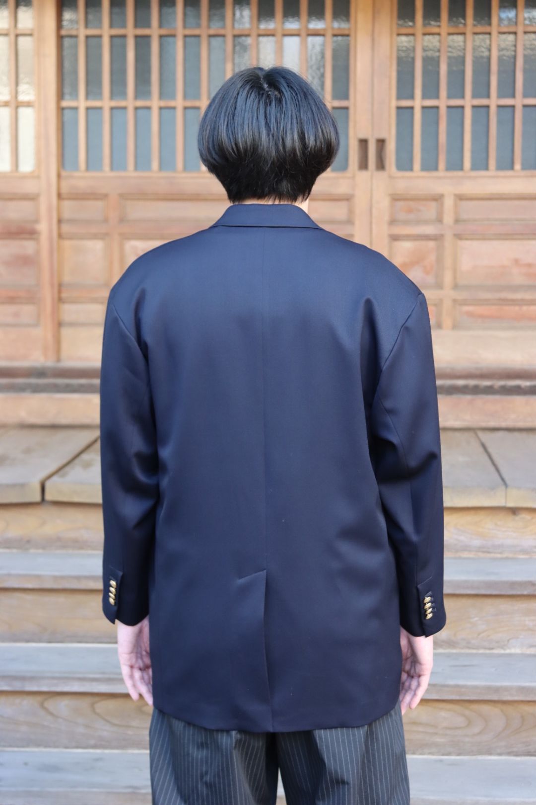 ADULT ORIENTED ROBES(アダルト オリエンテッド ローブス)ブレザージャケット(21AOR-2-JK-006)NAVY - 3