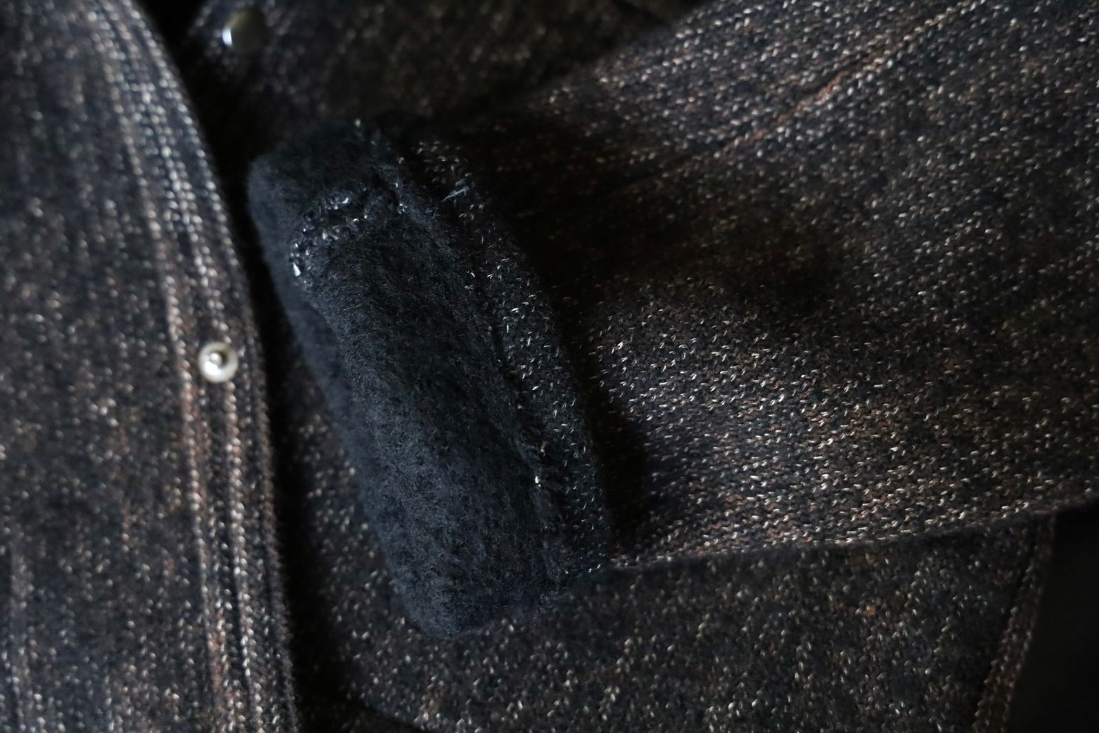 BOW WOW 25FWバウワウ  ジャケットB CLOTH JACKET AGED(BW252-BCJ) AGED MIXED BLACK