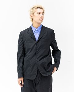コムデギャルソンオム26SS 綿ブロード 3Bジャケット(HQ-J103-051)BLACK★4月3日(金)発売！