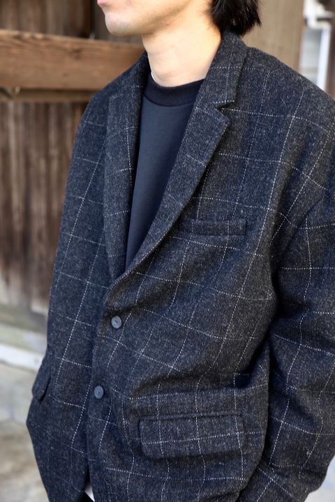 Dulcamaraリフレクターツイードセットアップ"charcoal Gray"Style.2020.10.27.