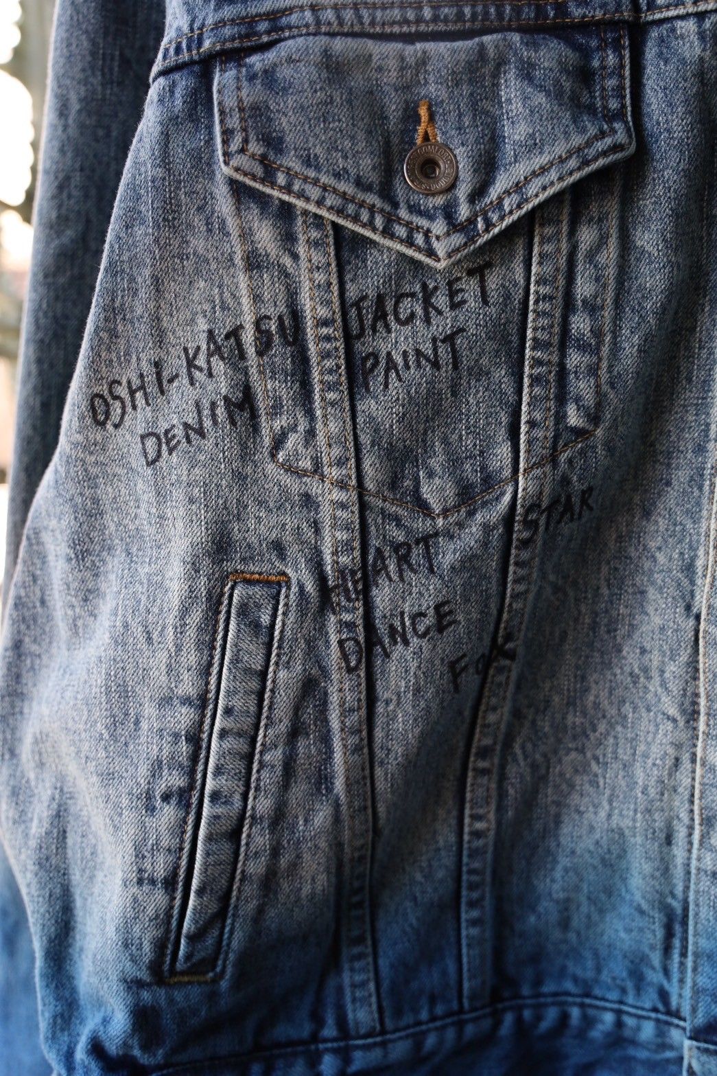 doublet 25SS ANIME HAND-PAINTING DENIM JACKET(25SS06BL208)BLUE☆1月11日(土)発売！