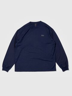 SEDAN ALL-PURPOSE 23FW OG LOGO WOOL JERSEY L/S TEE"NAVY"スタイル