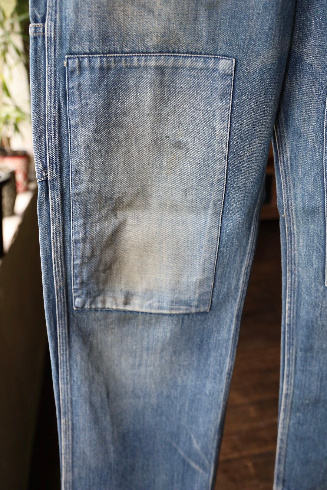 BOW WOW 25FWバウワウ  MINER'S REPAIRED DENIM WORK PANTS(BW252-MRDWP) AGED INDIGO