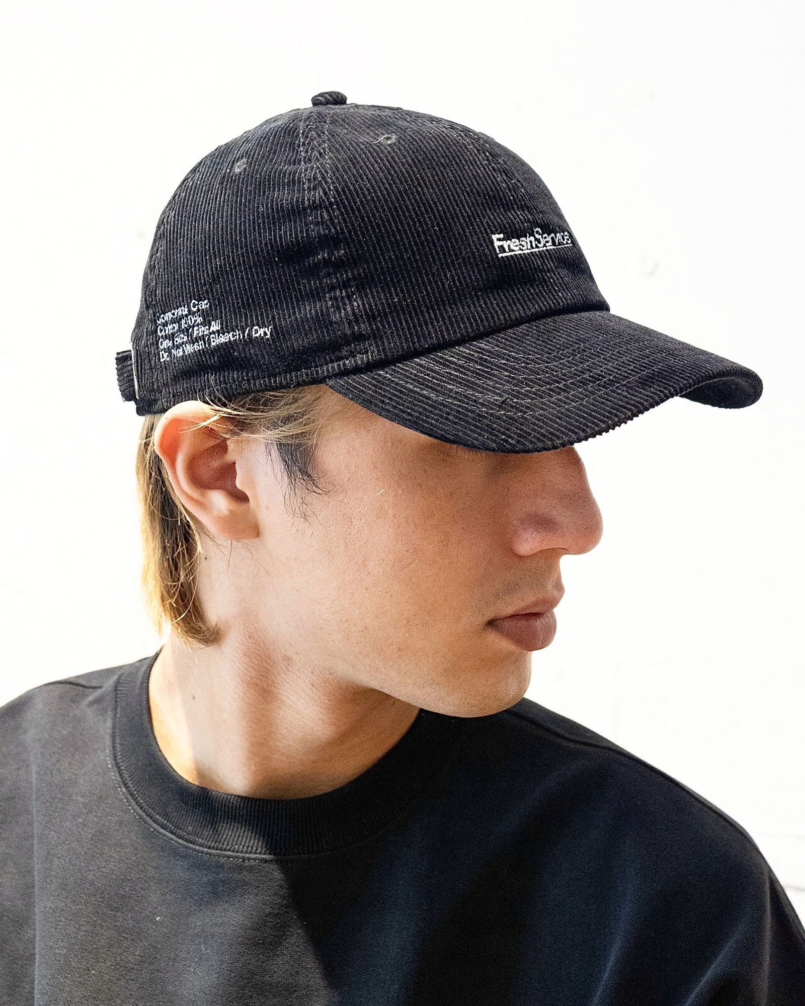 フレッシュサービス  CORDUROY CORPORATE CAP(FSP253-90031B)BLACK★10月11日(土)発売！