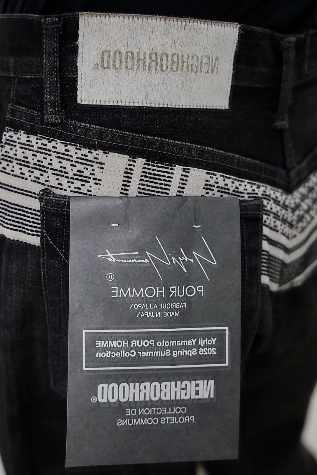 Yohji Yamamoto × NEIGHBORHOOD ホースレザージャケットスタイル