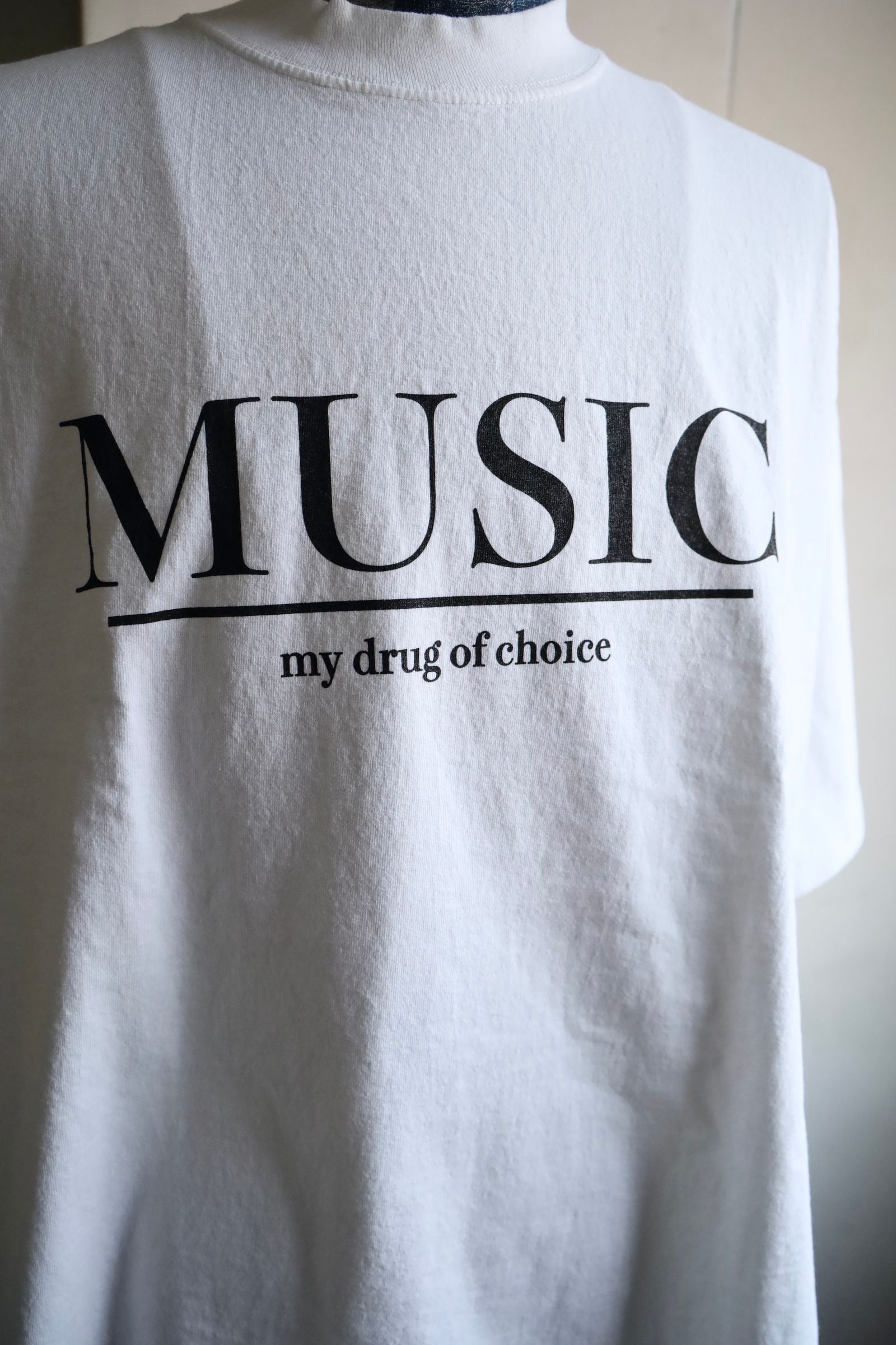 イズネスミュージック 25SS MUSIC MY DRAG T-SHIRT(IMP5_03_MUSIC MDDT01)WHITE