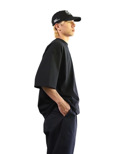 VIBTEX for FreshService 24SS  S/S CREW NECK TEE(BLACK) style 2024.5.17
