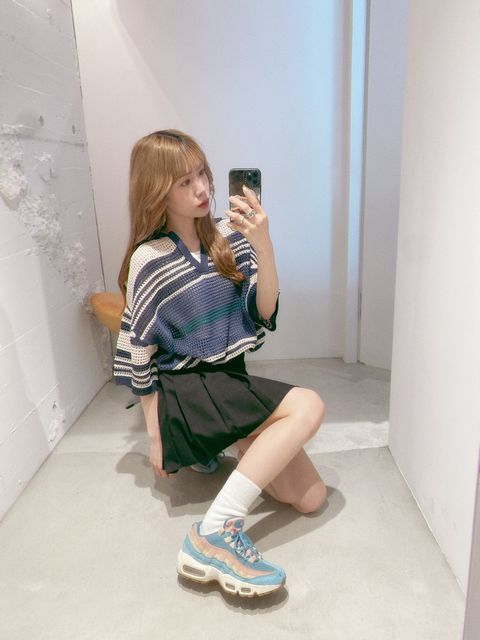 YOKE 新作BORDER MESH KNIT SKIPPER POLO SHIRT style.2024.5.23