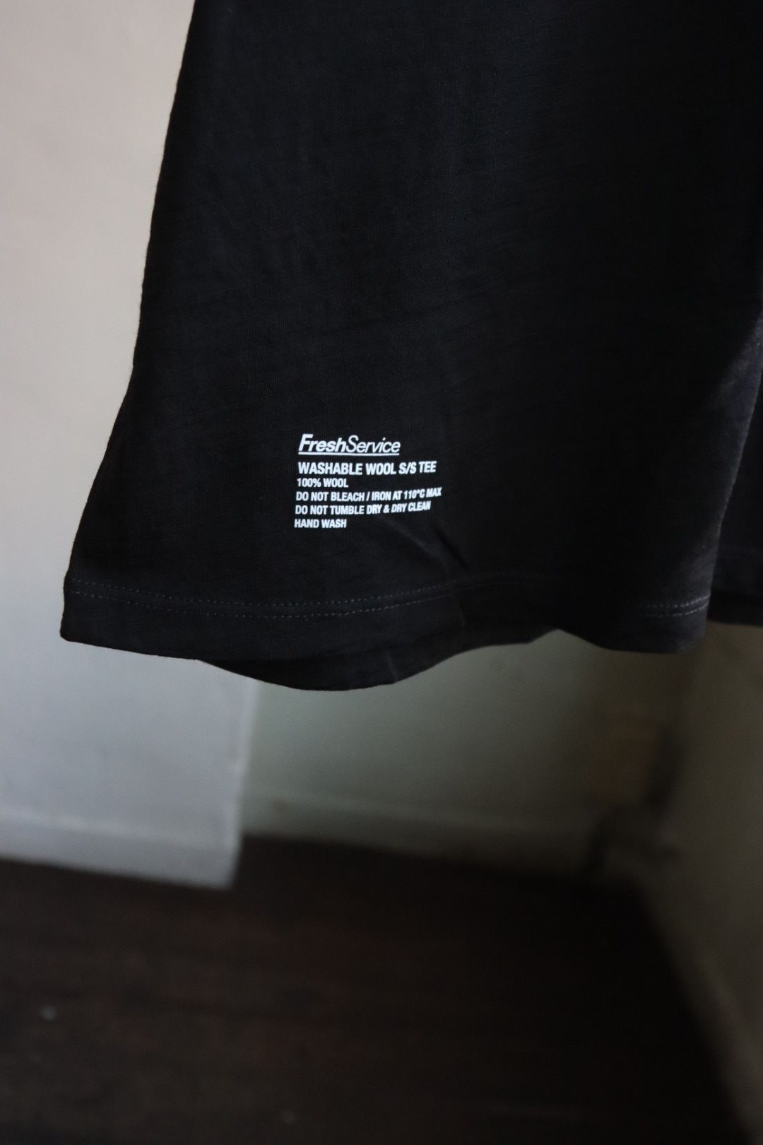 FreshService - フレッシュサービス24SS WASHABLE WOOL S/S TEE(FSC241