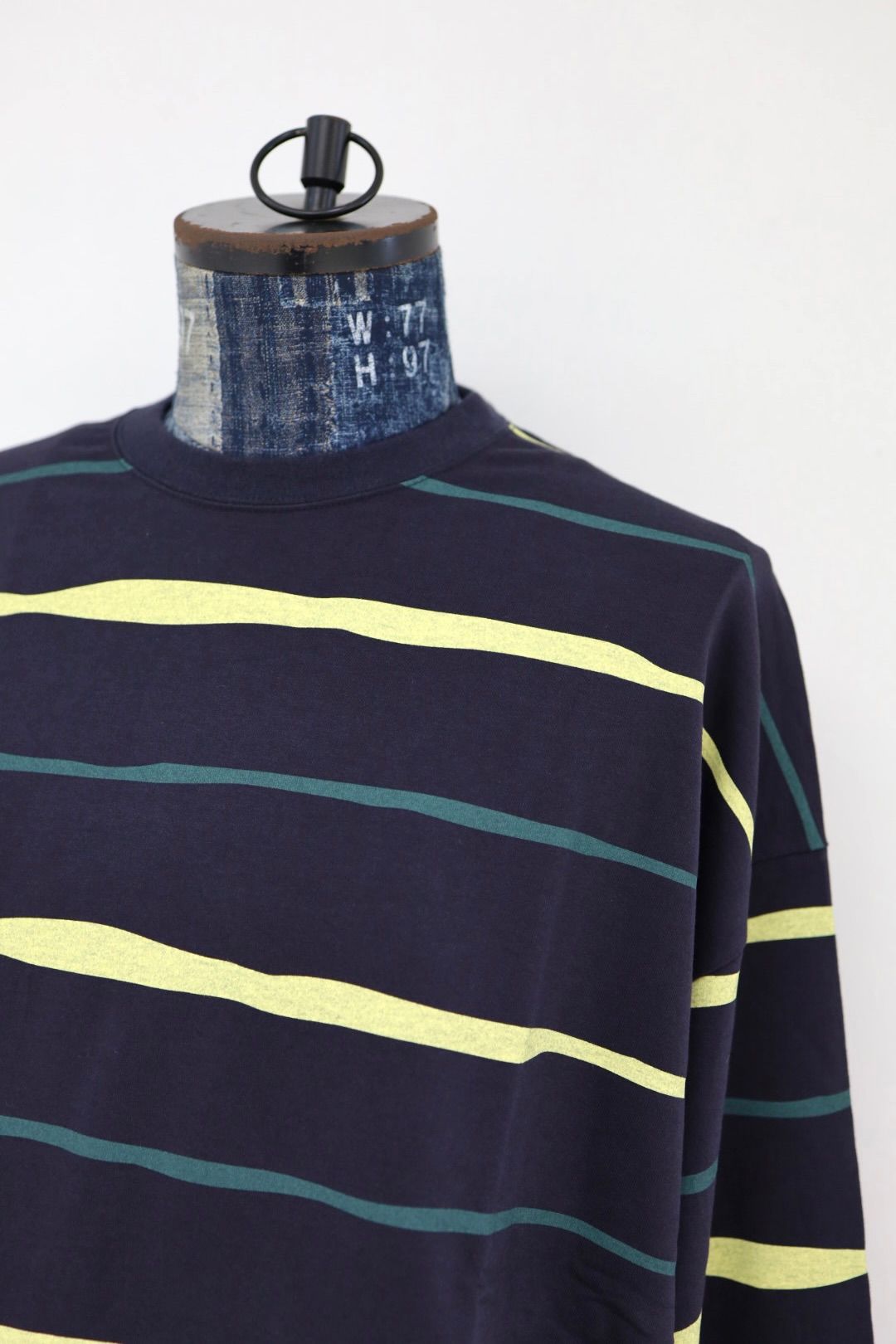 S.F.C 2026FW エスエフシー SUPER BIG STRIPE LS TEE (W/DRAWSTRINGS) (SFCFW26CS07)Navy☆10月17日(土)発売！