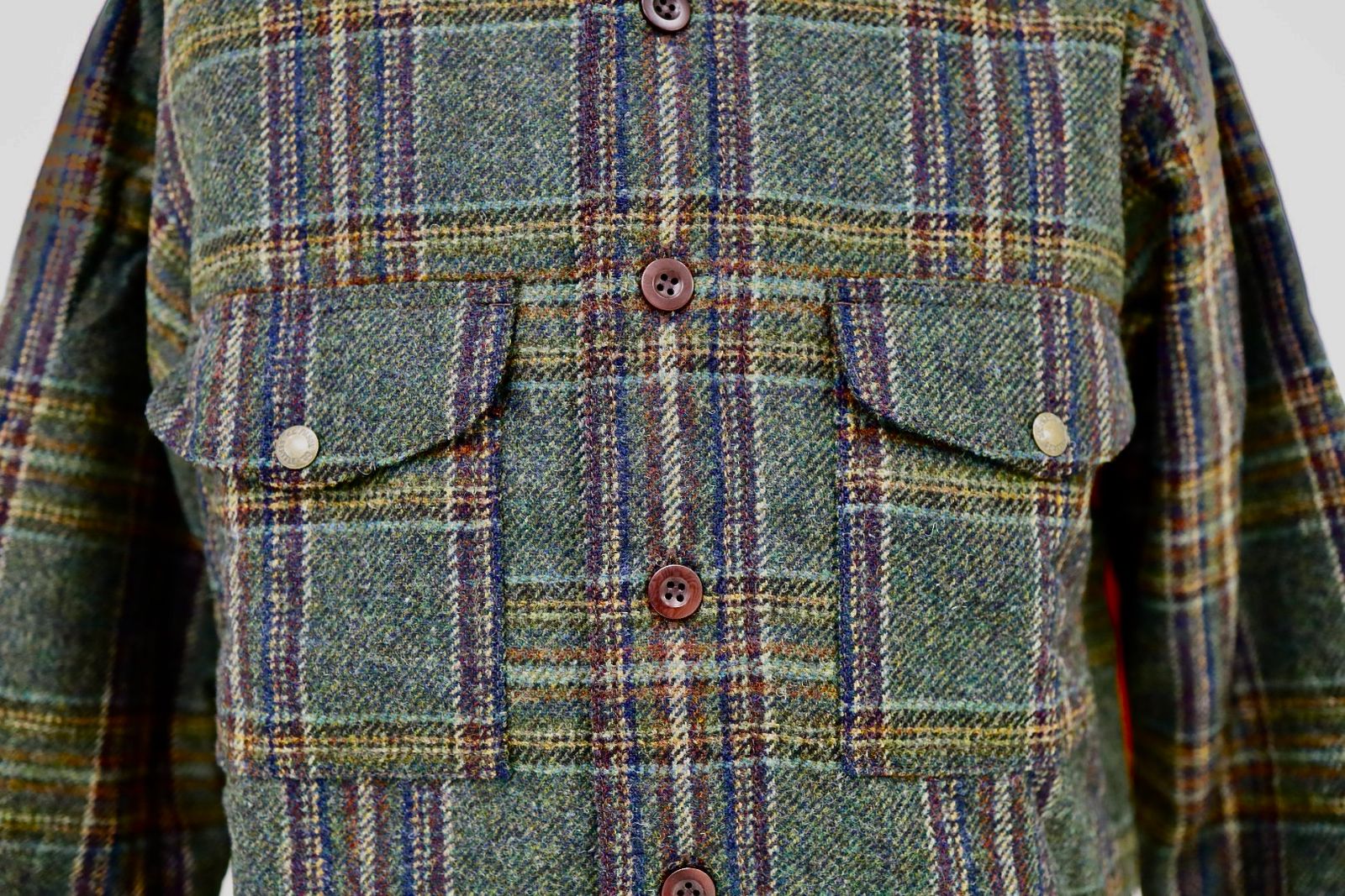 ジュンヤワタナベマン 25AW FILSON Wネーム ウールチェックツイードレザージャケット(WP-B002-051)☆11月1日(土)発売!