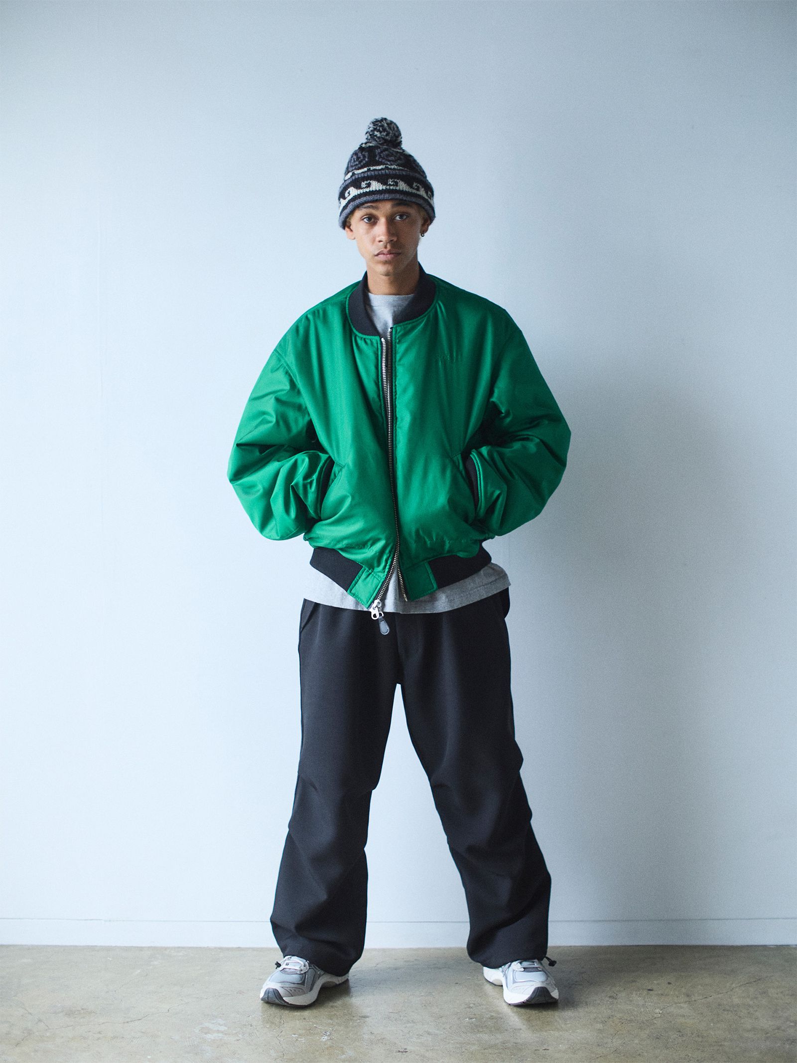 セダンオールパーパス FW24 Tech Wool Over Pant(SD24F-PT03) Black
