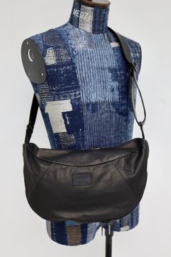 Yohji Yamamoto ハーフムーンショルダーバッグ(HK-I06-761)BLACK☆新作発売！