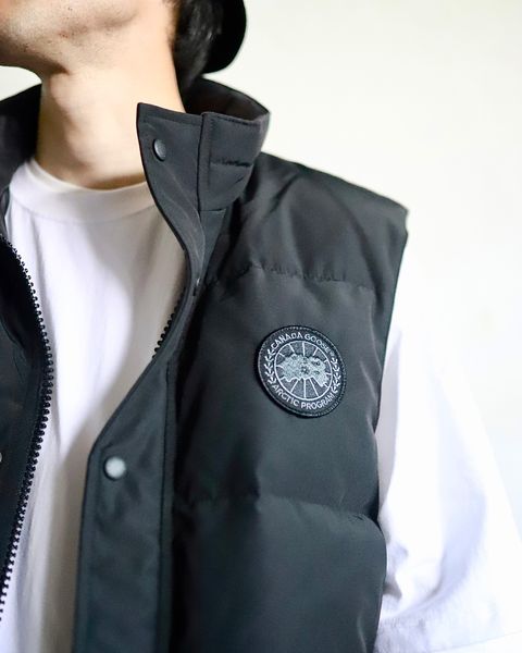 CANADA GOOSE 23AW GARSON VEST BLACK LABEL(4151MB) BLACKスタイル