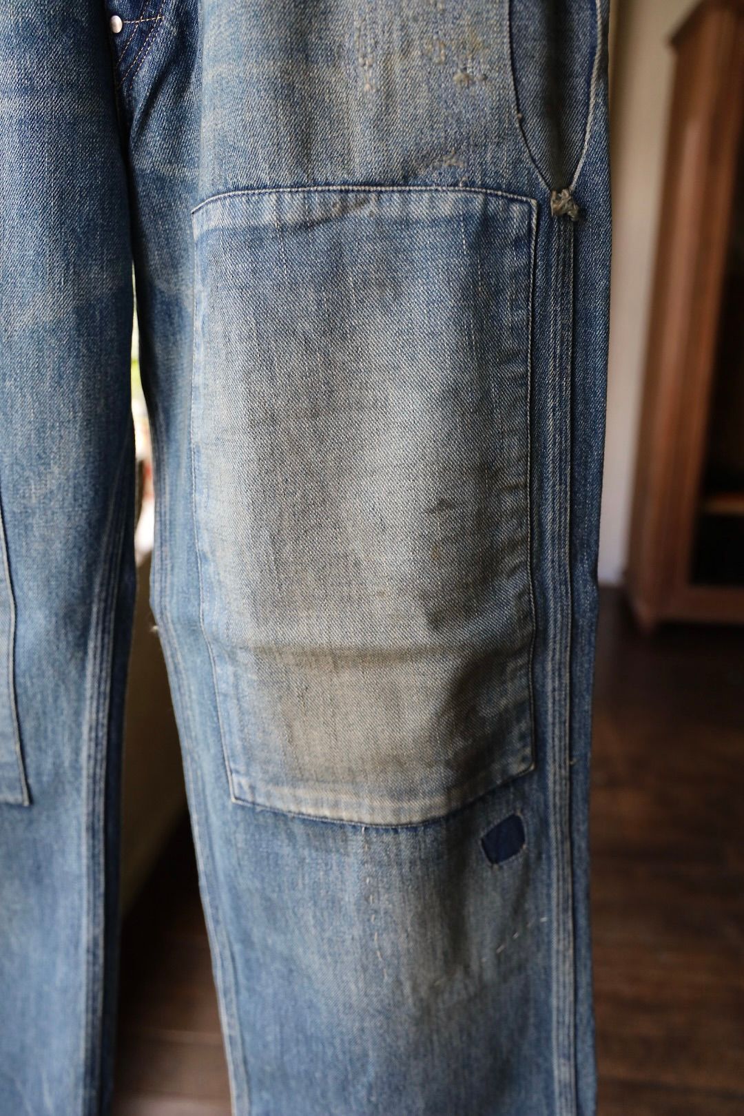BOW WOW 25FWバウワウ  MINER'S REPAIRED DENIM WORK PANTS(BW252-MRDWP) AGED INDIGO