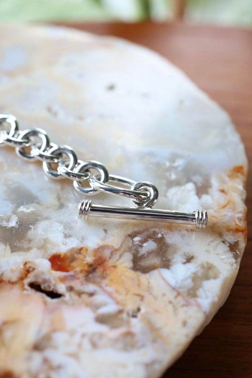 XOLO JEWELRY ブレスレット / Round Link Bracelet -8mm-(XOB023)SILVER925⭐︎新作発売！
