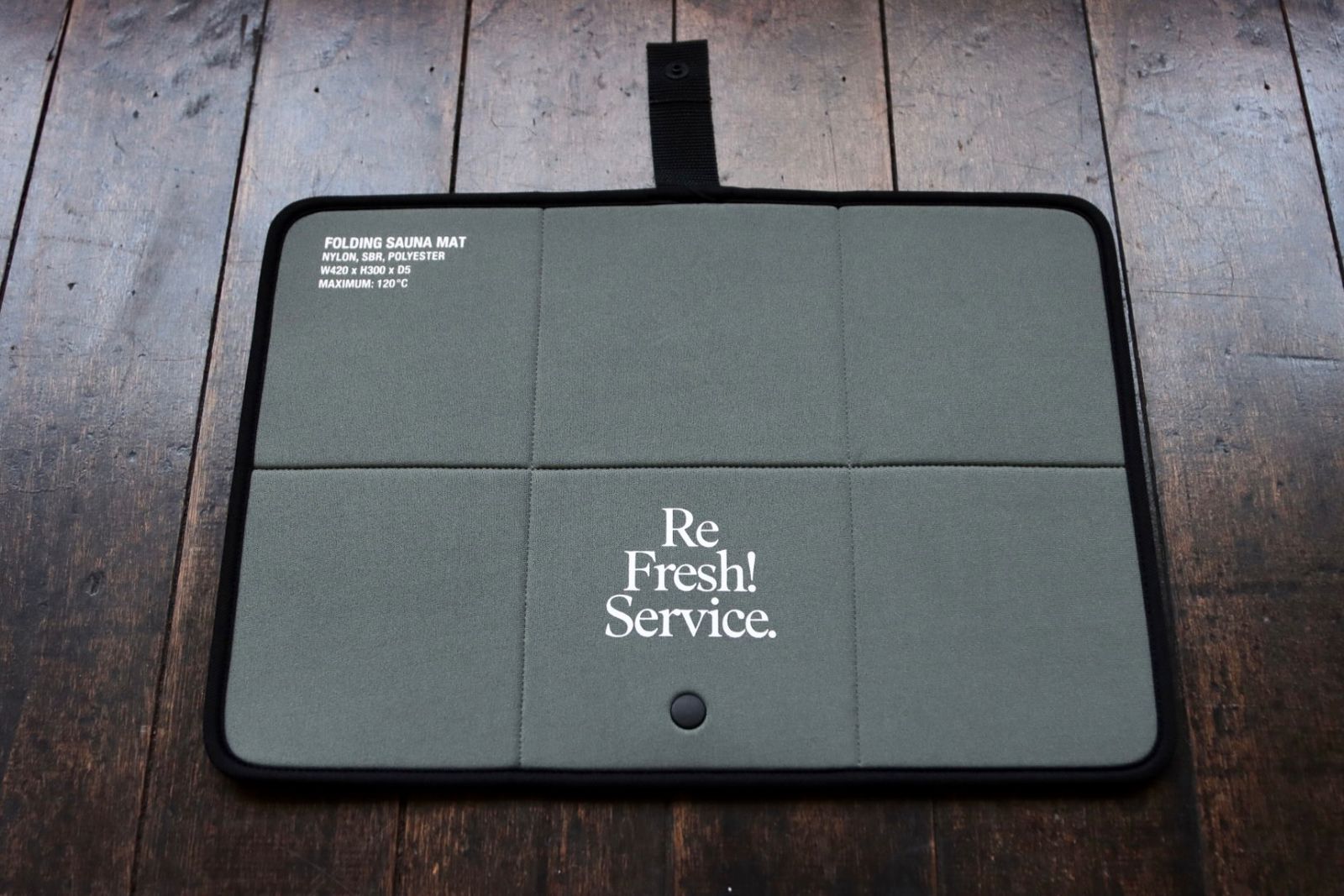 ReFresh!Service. “FOLDING SAUNA MAT”(GRAY)