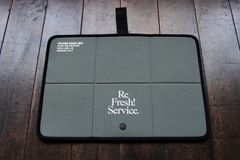 ReFresh!Service. “FOLDING SAUNA MAT”(GRAY)