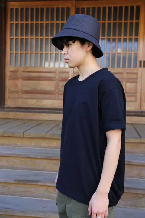 Dulcamara バルーンTシャツ(D121-T800),よそいきバケットハット(D121-G110) style. 2021.03.08.