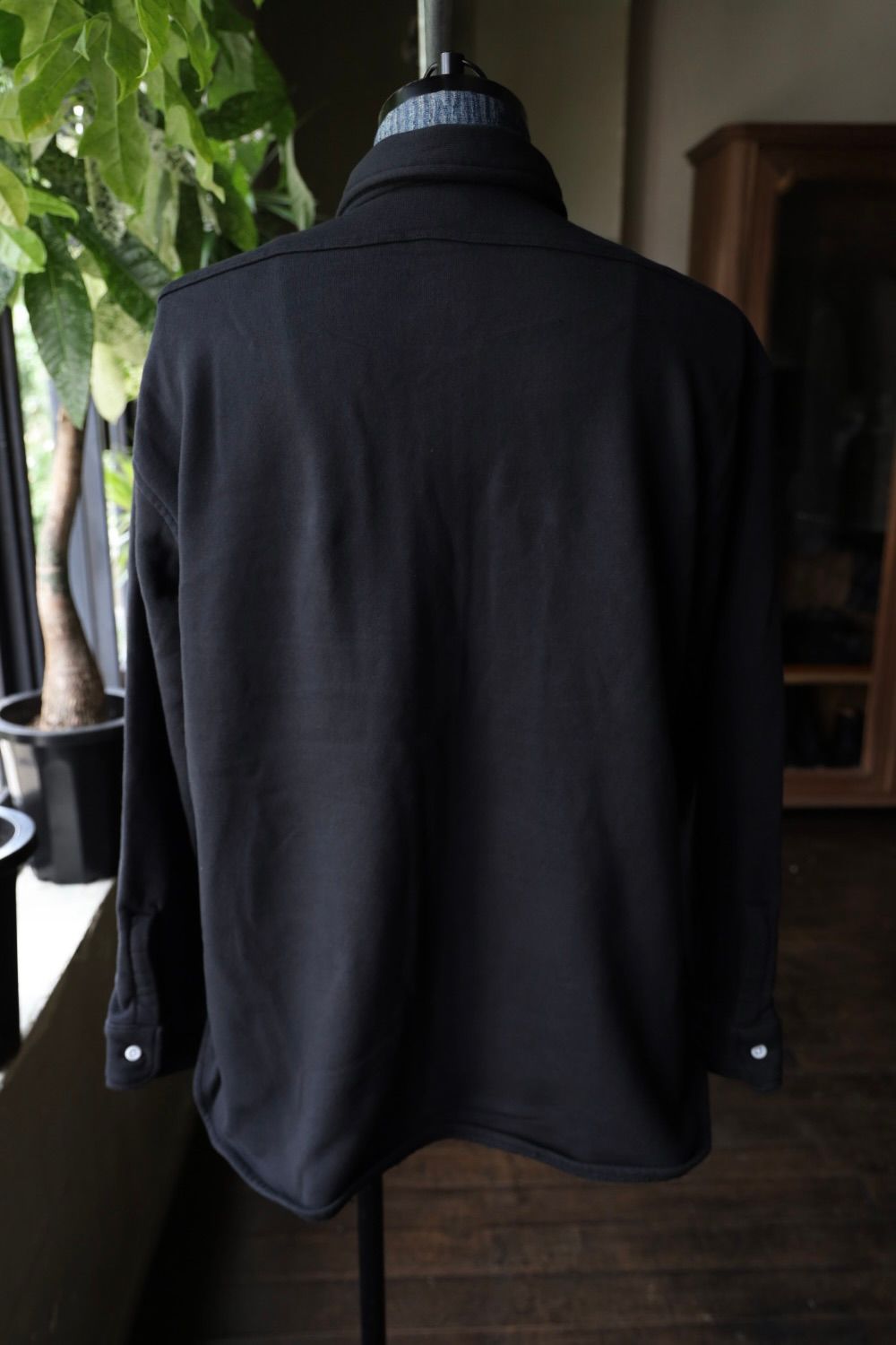 ファウンダ 25AW SWEAT WORK SHIRT(015FD252011)BLACK⭐︎9月13日(土)新作発売！