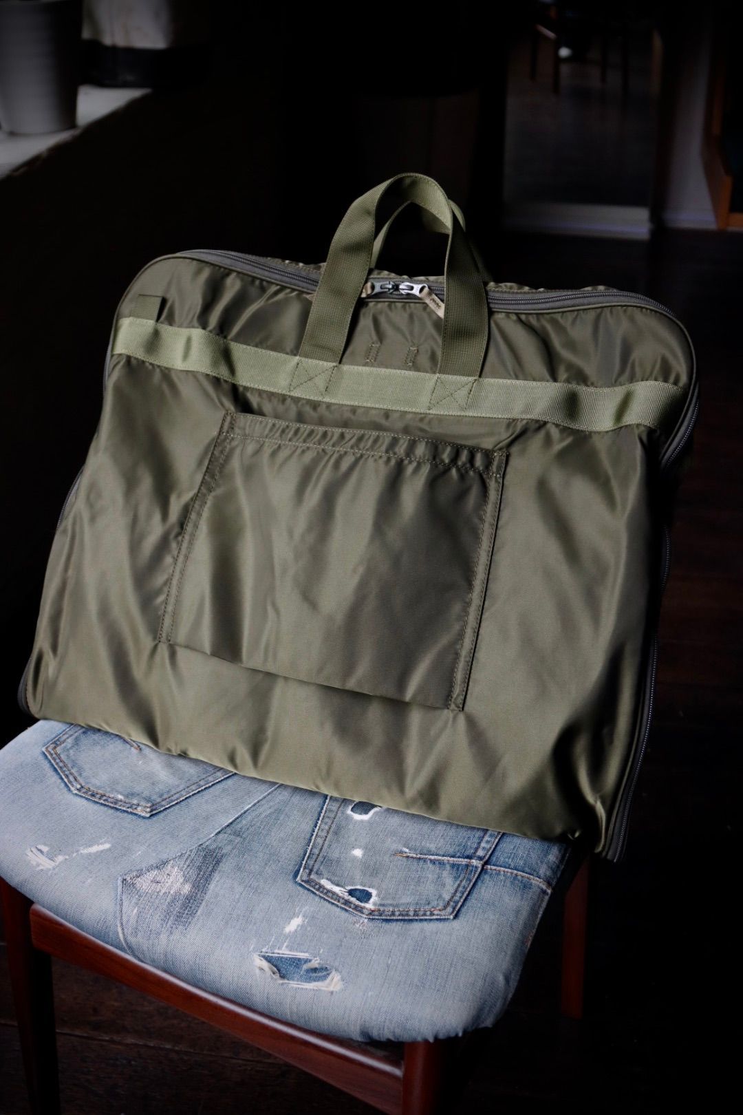 フレッシュサービス MULTI POCKET GARMENT BAG(FSP251-90034)KHAKI