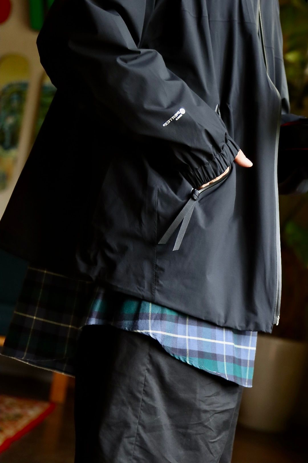 Graphpaper 23AW PERTEX_SHIELD Shell Jacketスタイル