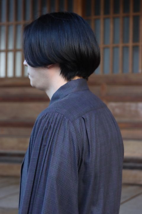 MATSUFUJI Flannel Check Pleats Jacket(M213-0301) style.2021.10.11.