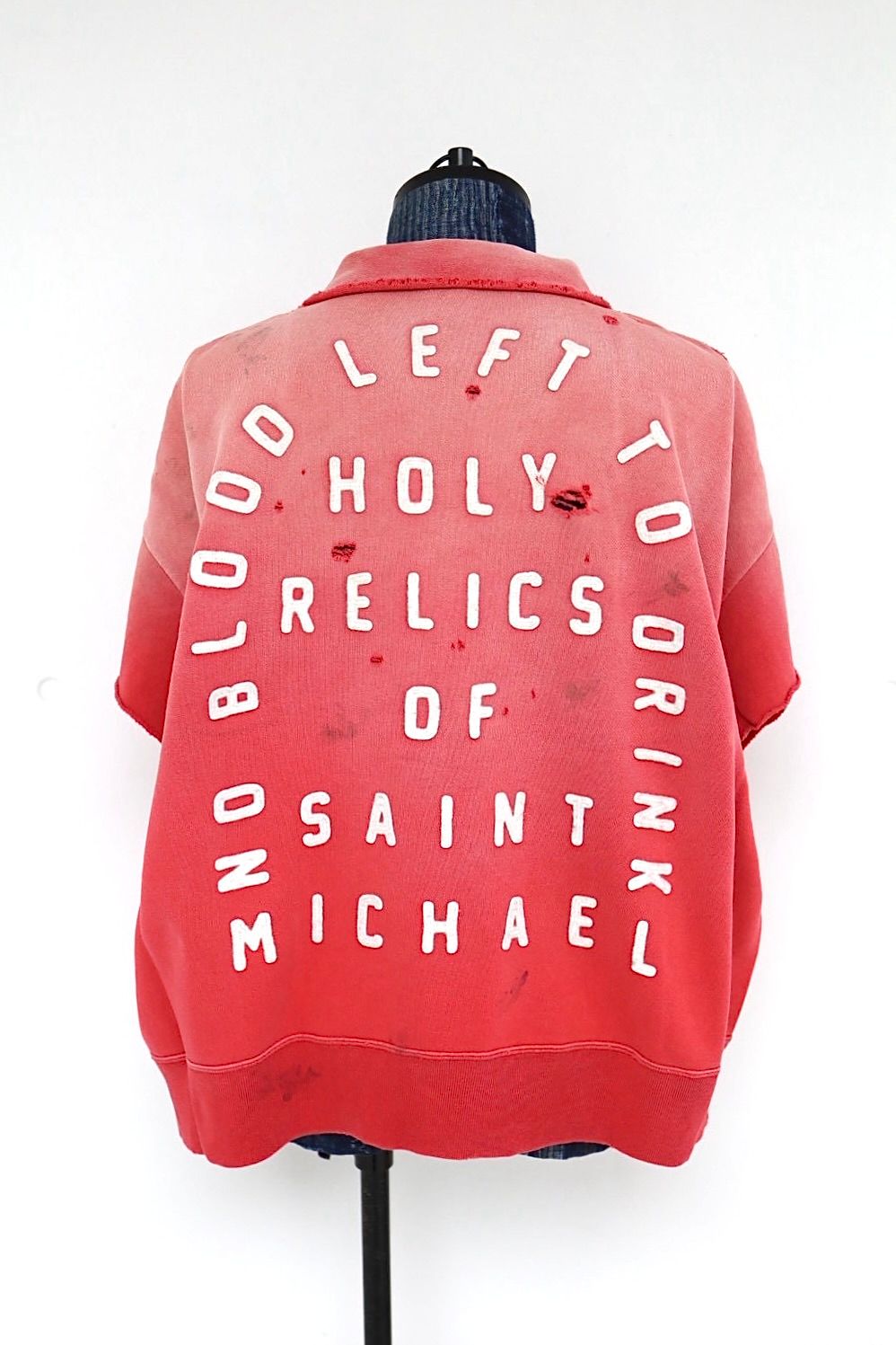 セントマイケル 26SS SAINT HALF ZIP SWEAT(SM-MK8-0000-053)RED☆4月11日(土)発売！