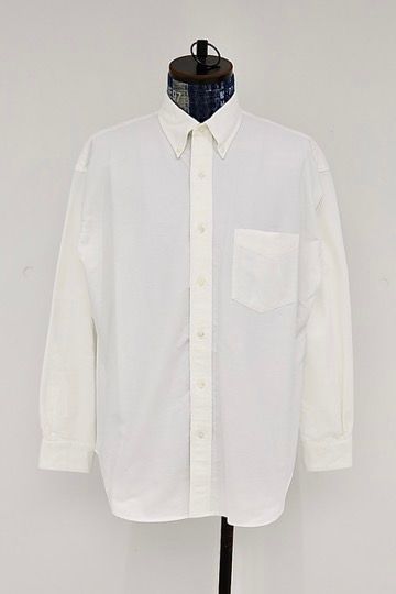 グラフペーパー26SS Oxford L/S B.D Box Shirt (GM261-50020B)WHITE☆1月10日(土)発売！