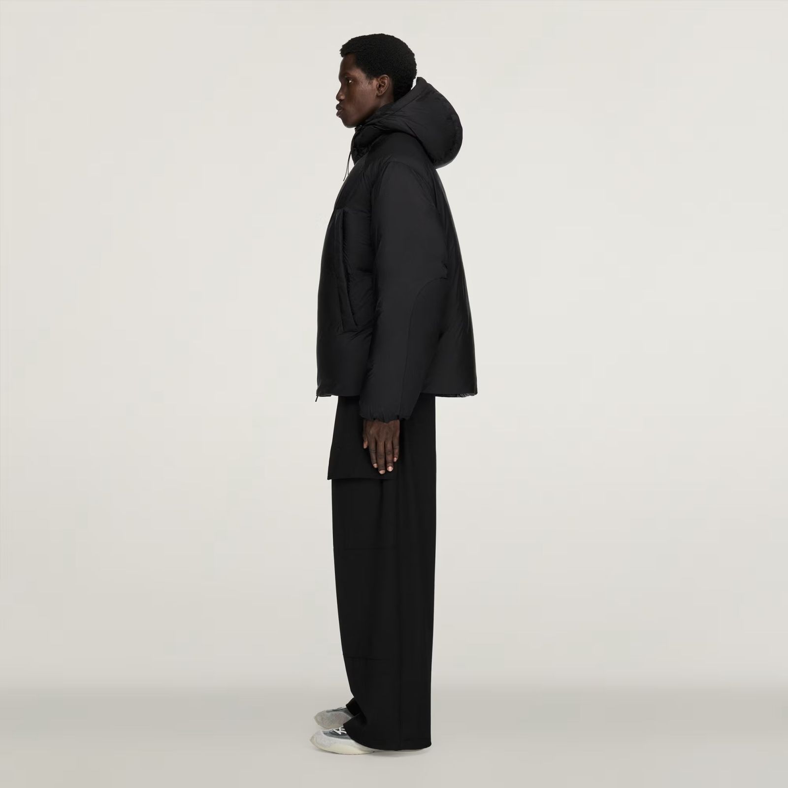 ワイスリー Y-3 HOODED PUFFER JACKET(KT1530)BLACK☆新作発売！