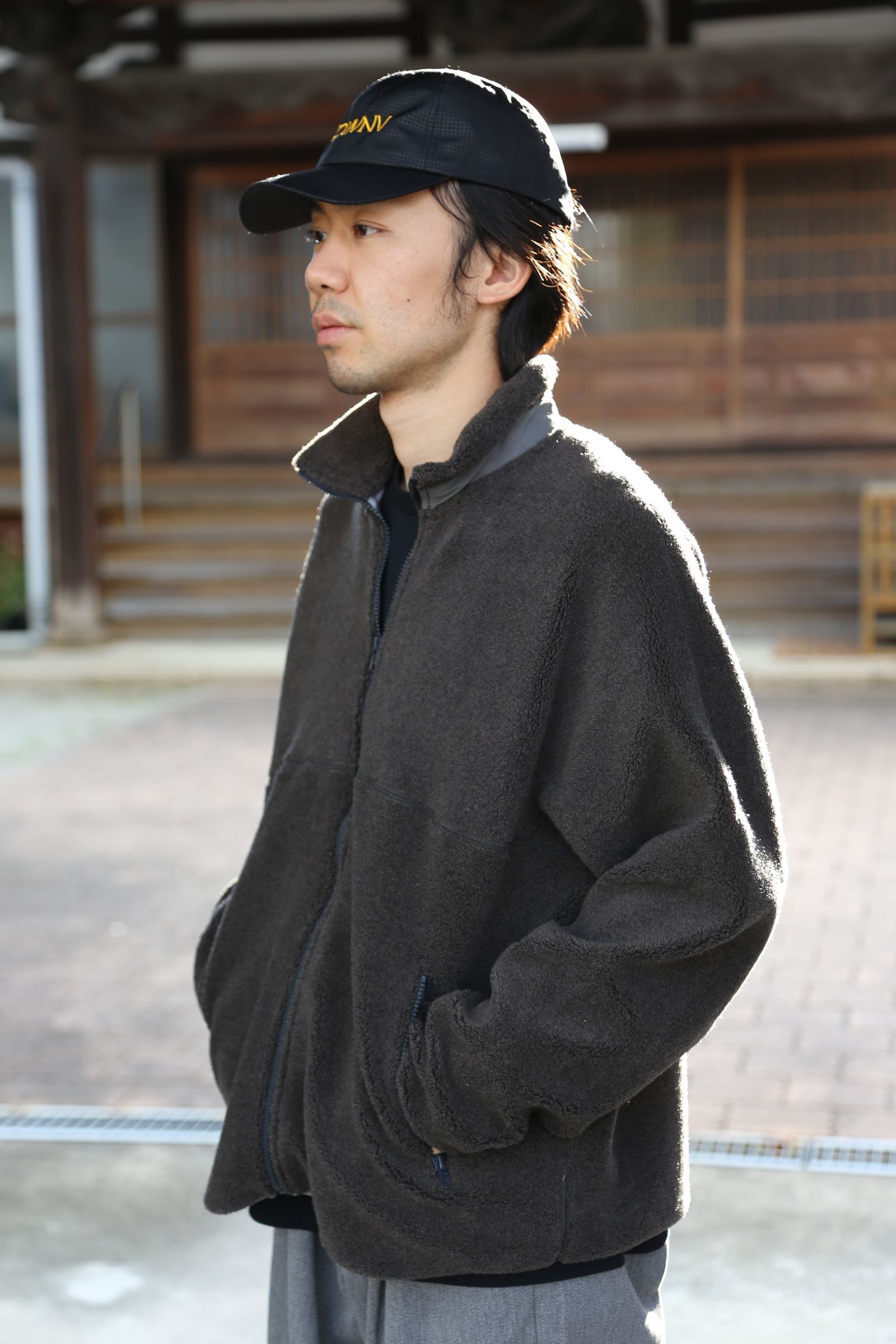 Graphpaper Wool Boa Zip-Up Blouson Style.2020.10.19.