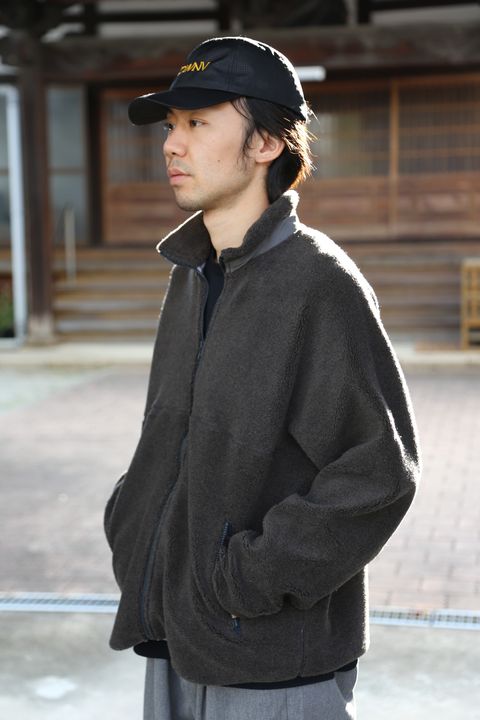 Graphpaper Wool Boa Zip-Up Blouson Style.2020.10.19.