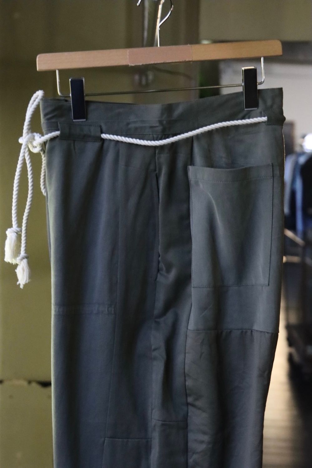 シーオール22AW RECONSTRUTED MILITARY JUDO PANTS(SAU21 MR694)SIZE 3-B