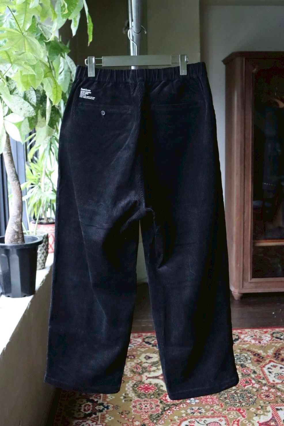 フレッシュサービス COTTON CORDUROY UTILITY PANTS (FSC253-40125)BLACK