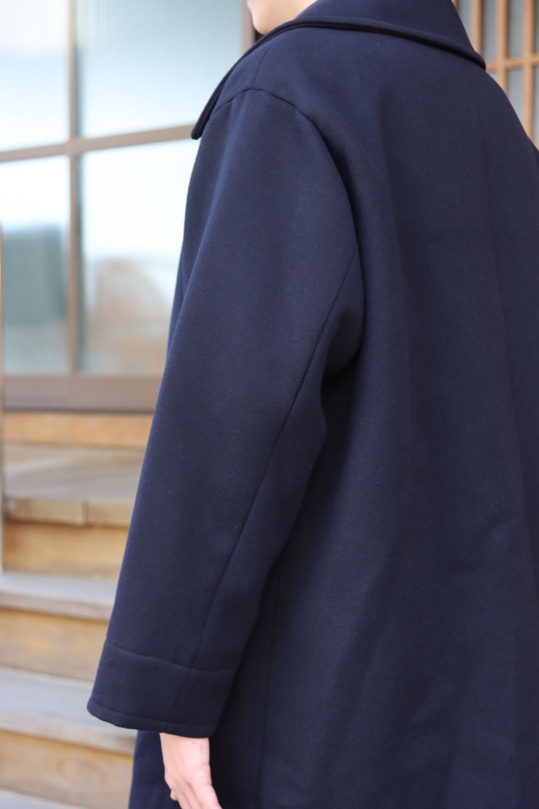a.presse アプレッセ Pコート 2 ウール ネイビー A.PRESSE Pea Coat [NAVY] - Fresh Service NECESSARY or