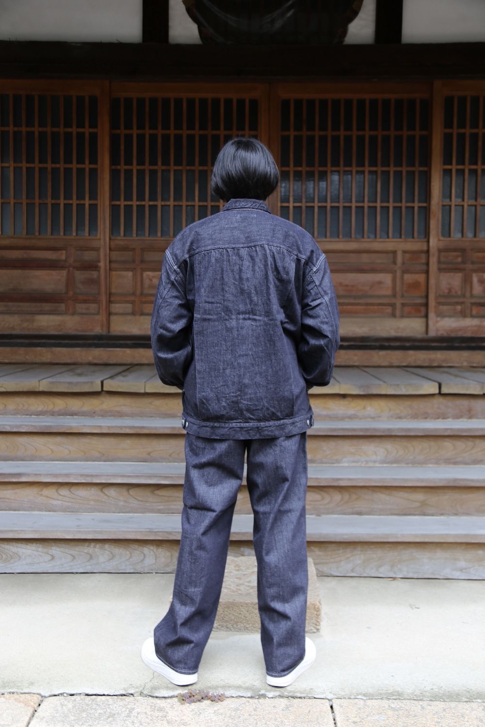 Graphpaper Colorfast Denim Jacket(GM213-30095B) style.2021.7.10.