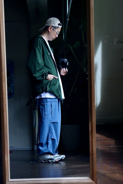 FreshService MICRO TYPEWRITER CARGO PANTSスタイル