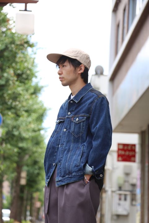 JUNYA WATANABE COMME des GARCONS MAN 綿デニム×ウールツイルチェックLevi′s Wネームジャケット Style.2020.8.29.