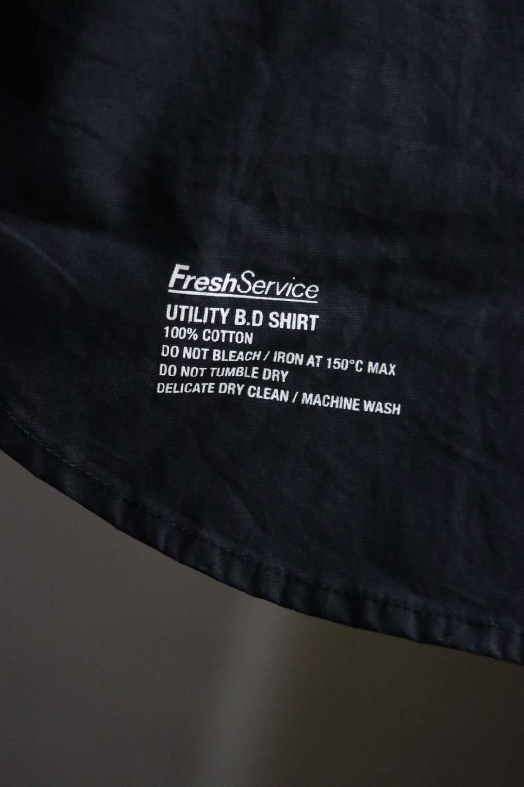 フレッシュサービス UTILITY L/S B.D SHIRT(FSC243-50005B)BLACK